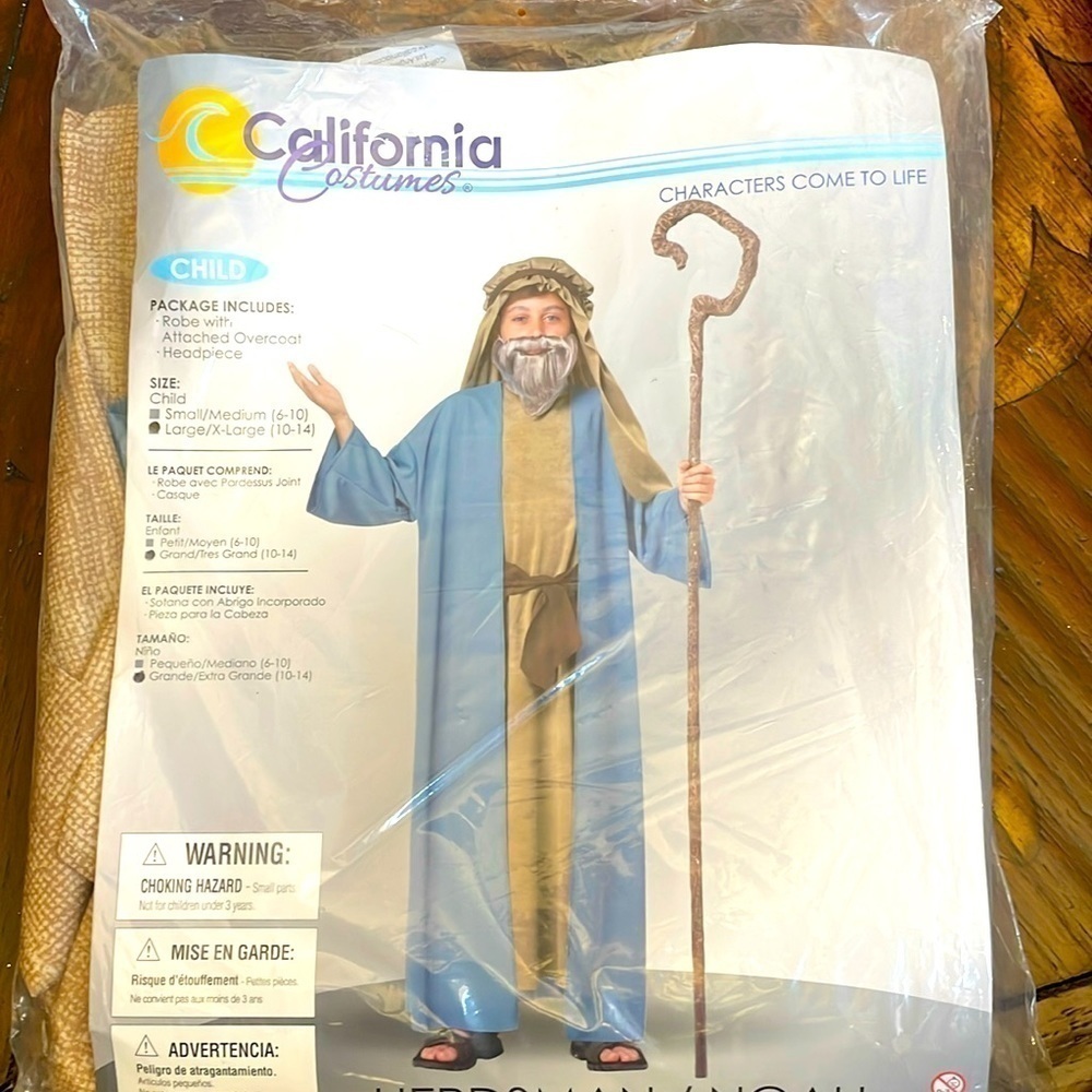 Childs Easter Nativity costume Bible Character